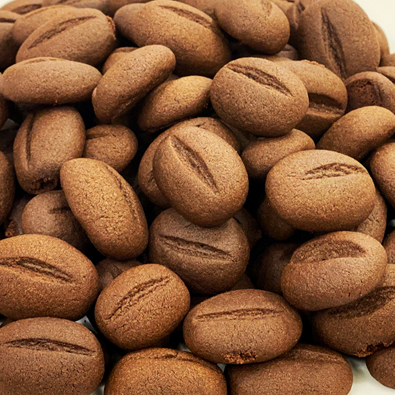 Coffee beans cookies بسكويت حبات القهوة بكوب وربع دقيق حضري ١٣٠ حبة